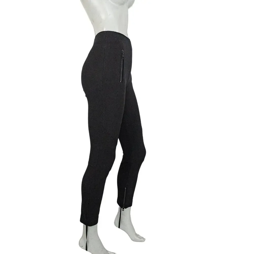 Rag & Bone NY Legging Pants zipper packets Black Women's Size 0